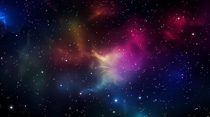 Obraz premium Countless stars twinkle in the night sky