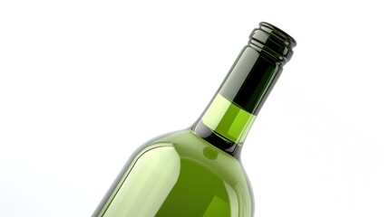  a close up of a bottle of wine on a white background with a blurry image of a wine glass and a bottle of wine on the bottom of the bottle.