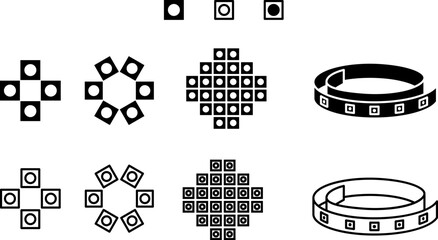 Light strip icon. LED icon , Vector illustration