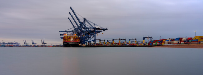 Felixstowe Container Port, Suffolk, UK