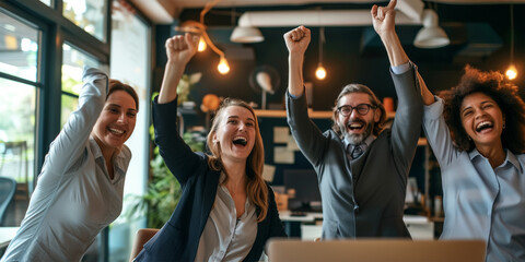 Smiles brighten the office, Asian creatives in their element, sparking ideas, forging connections, shaping tomorrow's success story.