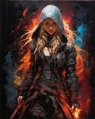 A picture of a girl from the Assassins