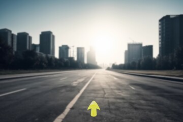 2024 text written on big road background with arrow.