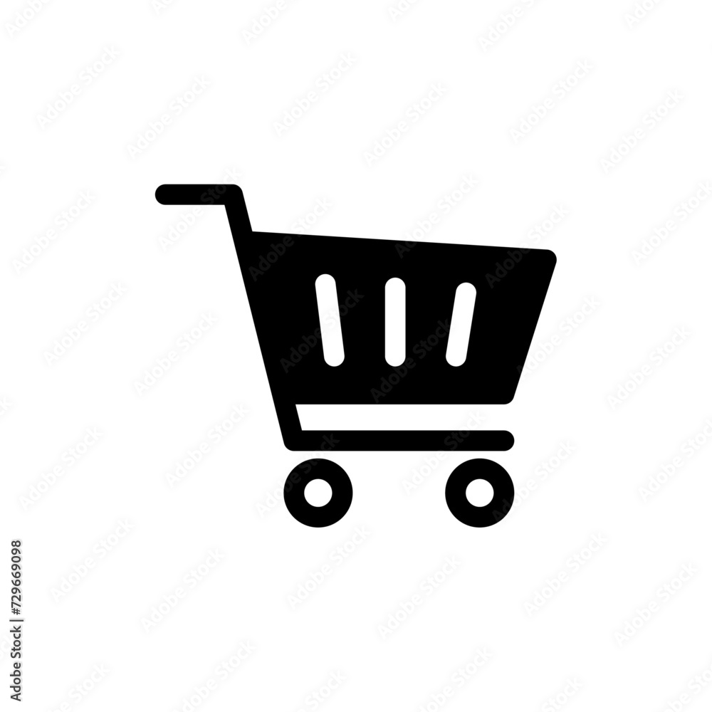 Poster Shopping cart icon