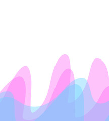 abstract background with waves pink blue simple 