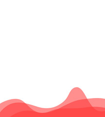 abstract red background wave motif simple