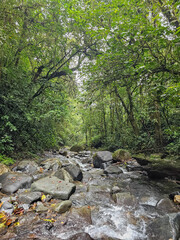 Cascada en la comarca de Panamá, lugares místicos