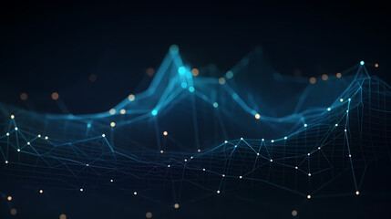 Stock market information technology concept illustration, illustration that can be used to analyze financial statements