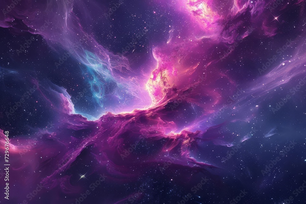 Poster cosmic abstract background a mesmerizing space-themed design