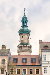 Fototapeta na wymiar Firewatch Tower in Sopron, Hungary, Europe.