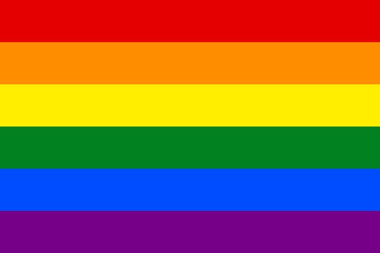 LGBT pride flag. Rainbow flag. Vector