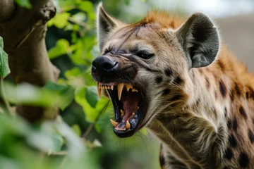  Angry Hyena in the nature  © Pilar