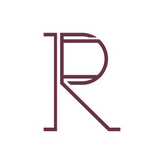 Monogram R design vector logo. Monogram initial letter mark R logo design. Monogram design vector logo. Monogram initial letter mark R logo design. Simple R monogram. Monogram R design logo 