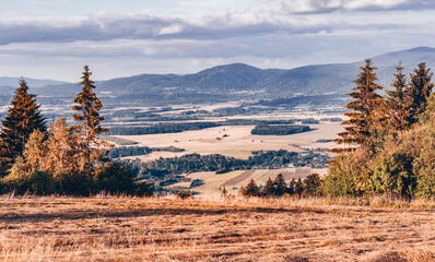 View of the Bystrzyckie Mountains and the Klodzko Valley