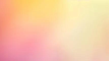 Fotobehang yellow and pink soft gradient © jeremyculpdesign