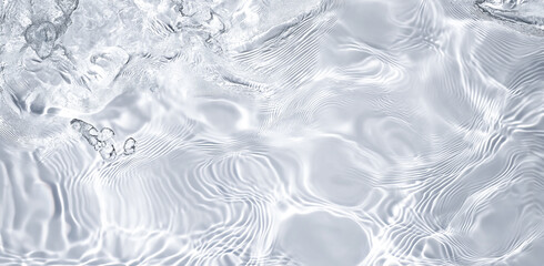 water texture, transparent water surface. abstract  water wave, pure natural swirl pattern texture, background	 - obrazy, fototapety, plakaty