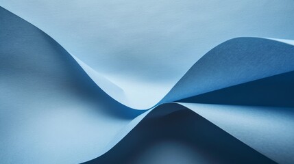 Close Up View of Blue Paper, Texture, Color, and Detail of a Paper Surface