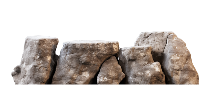 Natural stone podium cutout