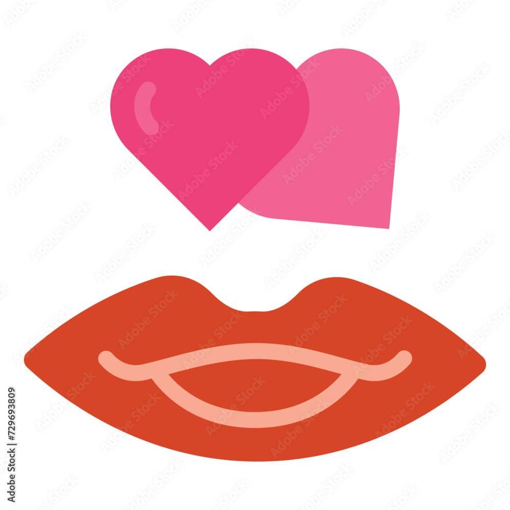 Canvas Prints kiss icon