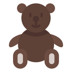 Naklejka premium Teddy Bear Icon