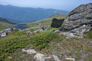 Obraz premium Landscape of Rila Mountain near Kalin peak, Bulgaria