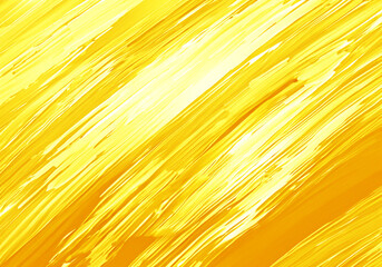 金色の筆で描く和風イメージ素材　躍動感のある力強いブラシタッチ背景素材
