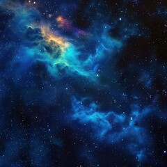 The beauty of sparkling colorful nebulae in deep space is formed from low density dust and clouds, good for use for science, insight, web, advertising, blogs etc. Generative ai