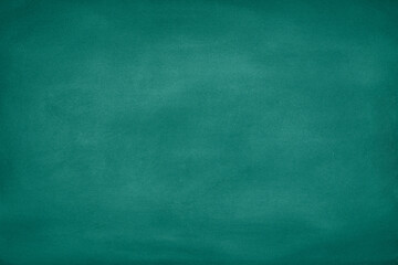 Green Chalkboard. Chalk texture school board display for background. chalk traces erased with copy space for add text or graphic design. Backdrop of Education concepts - obrazy, fototapety, plakaty