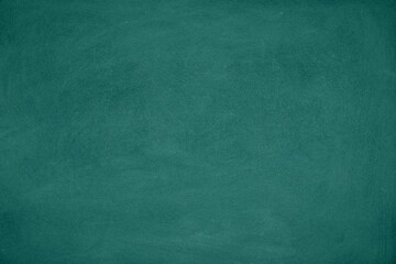Green Chalkboard. Chalk texture school board display for background. chalk traces erased with copy space for add text or graphic design. Backdrop of Education concepts - obrazy, fototapety, plakaty
