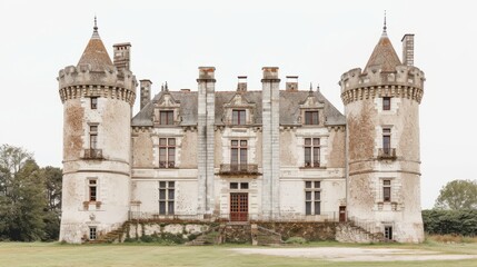 Fototapeta na wymiar Castle of Chateau de Chambord, Loire Valley, France