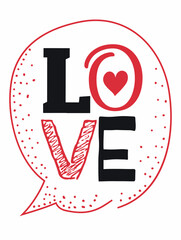 Happy Valentine's Day vector design. Heart, love, I love you card, poster, graphic works