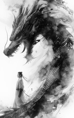 abstract dragon