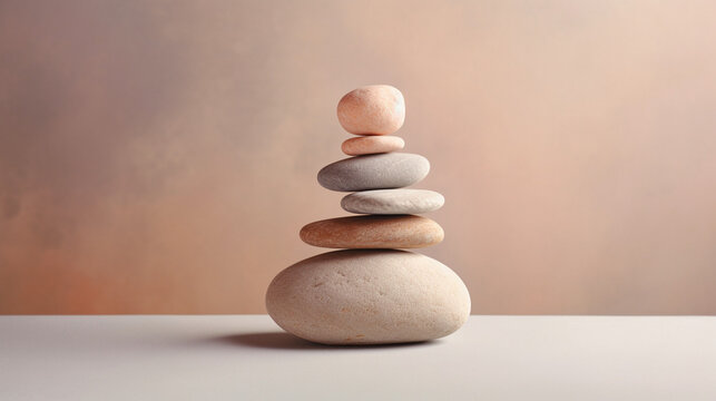 stacked zen stones