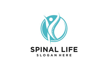 life spine therapy logo design