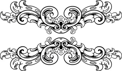 Luxury Frame Ornament Wedding Decoration