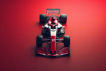 Gordijnen Formula 1 Car, Racing F1 Cars, Pitstop © Noize