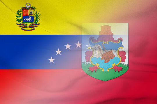 Venezuela and Bermuda political flag transborder relations BMU VEN