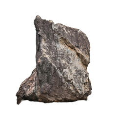 heavy rock on transparent background