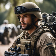 Highly Trained Special Forces Soldier