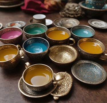 Desi Indian tea cups