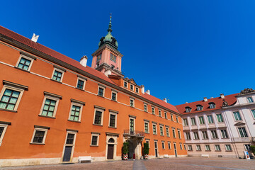 Obraz premium Royal Castle in Old Town of Warsaw, Poland