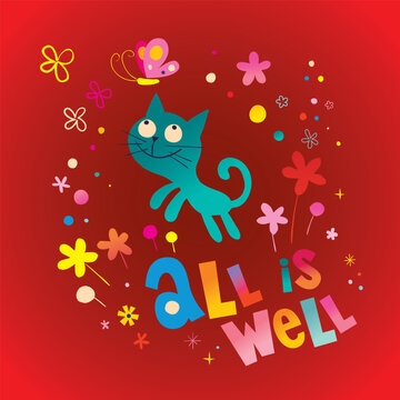 all is well - greeting card