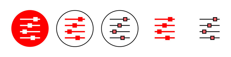 Menu Icon set illustration. web menu sign and symbol. hamburger menu symbol