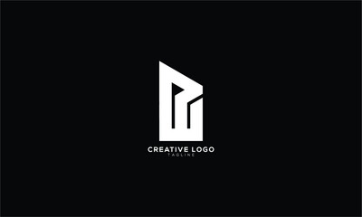 PW WP Abstract initial monogram letter alphabet logo design