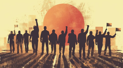 Black History Month Background vintage style 