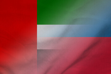 UAE and Philippines national flag transborder relations PHL ARE