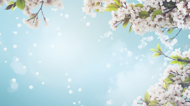 Spring background / banner / frame / card