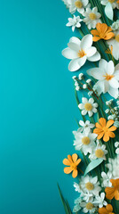 Spring background / banner / frame / card