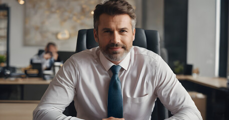 Businessman with Confident Smile