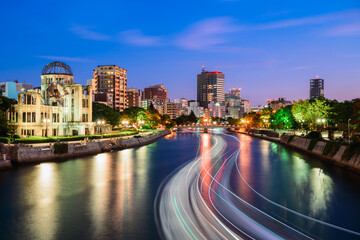 Fototapeta na wymiar Motoyasu River | Hiroshima, Japan